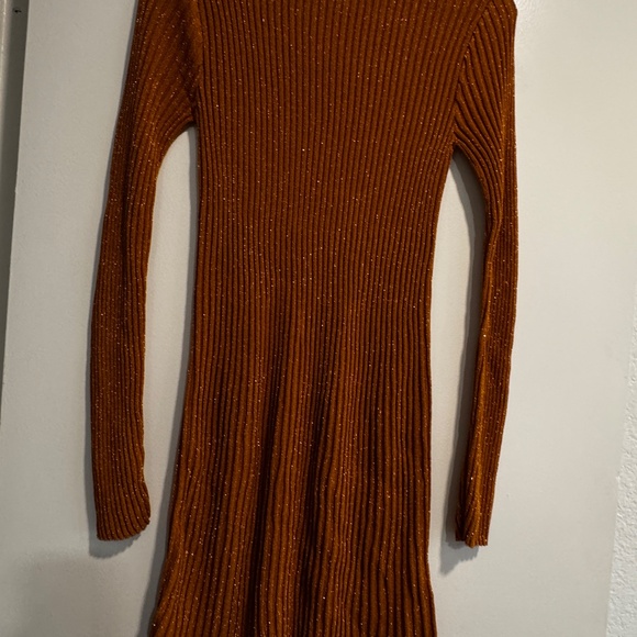 & Other Stories Stockholm Atelier Ribbed Sweater Dress – Camel – Size S – NWT - Picture 3 of 8